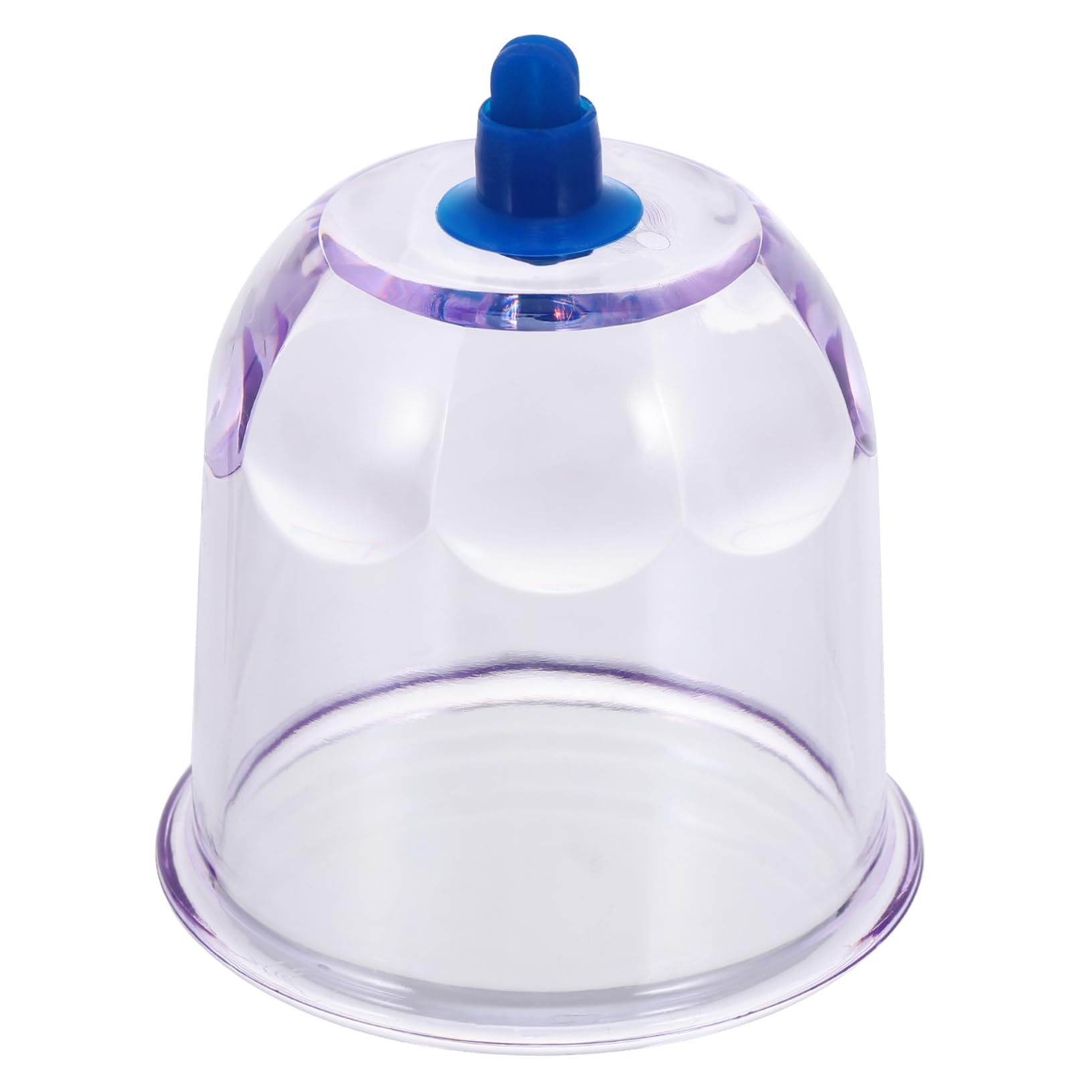 BCOATH Moxibustion Pot Cupping Cans Vacuum Suction Cup Windproof Ashtray Moxibustion Cans Chinese Cupping Tools Face Tools Portable Urinal Moxibustion Physiotherapy Cup Plastic Blue