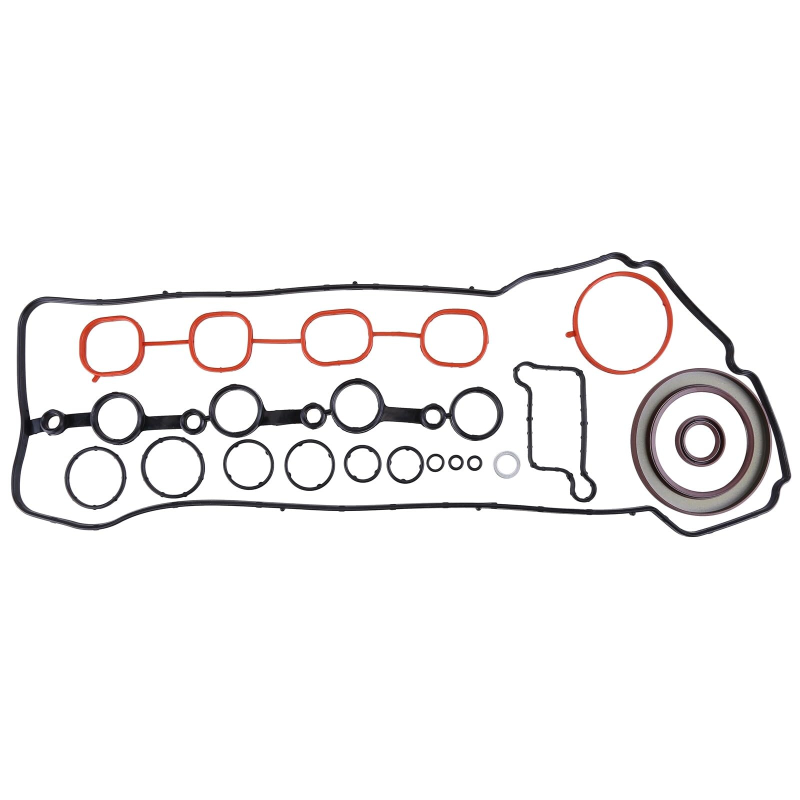 Kit de juntas de culata de motor con pernos compatible con Hyundai Accent 2012-2017 para Hyundai Veloster 2012-2018 para Kia Rio 2012-2018 para Kia Soul 1.6L L4 HS26554PT