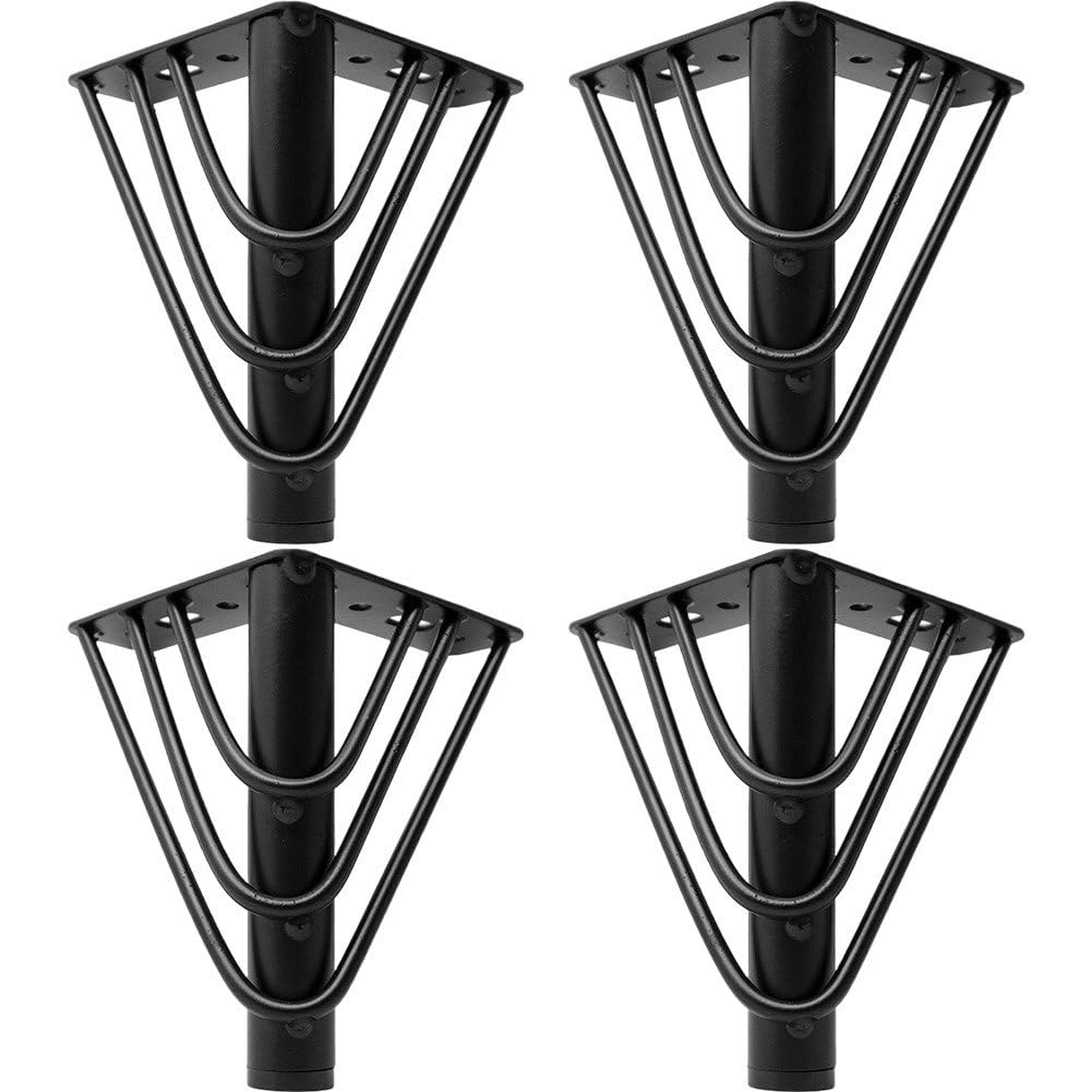Patas para muebles de metal que garantizan un soporte firme en armarios y mesas
