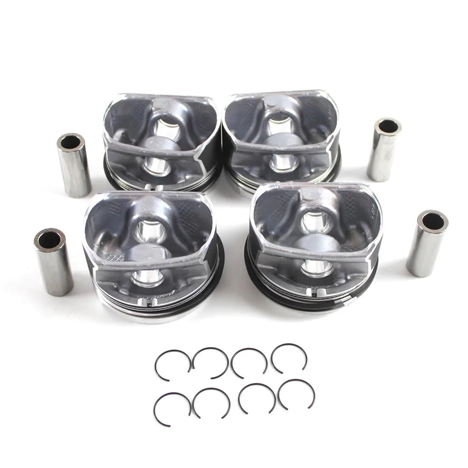 Anello Pistone Kit 4 pistoni e fasce elastiche motore N12 11257589348 da 77mm STD per MINI per Cooper Sostituire