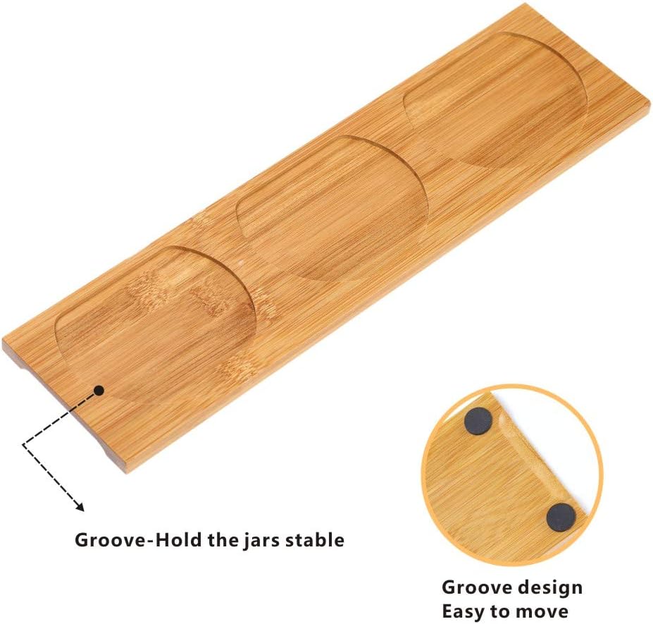 June Sky Sugar and Cream Set,Ceramic Sugar Containers with Lid and Spoon - Porcelain White Salt Boxes, Perfect for Kitchen Home,8.8 fl oz 260ML