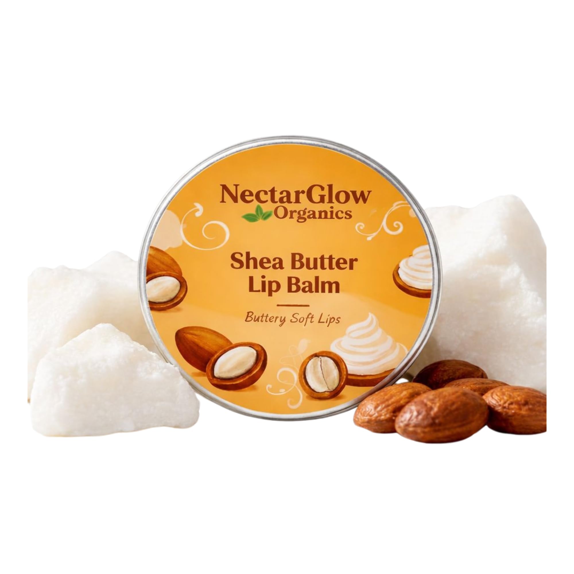 Shea Butter Lip Balm, 10g, Natural Finish, Yellow, Balm Form, Travel Size, Suitable for All Skin Types-image-10