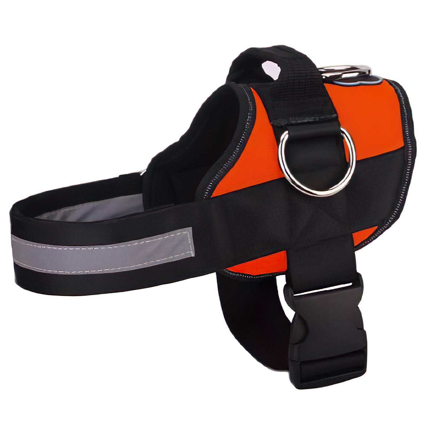Photo 1 of **USED/MINOR DAMAGE** Joyride Harness for Small, Medium, Large Dogs, No-Pull Pet Harness with 3 Side Rings for Leash Placement, Adjustable Soft-Padded Vest for Training, Walking, Running, No-Choke with Easy On-Off Technology Medium-  Orange