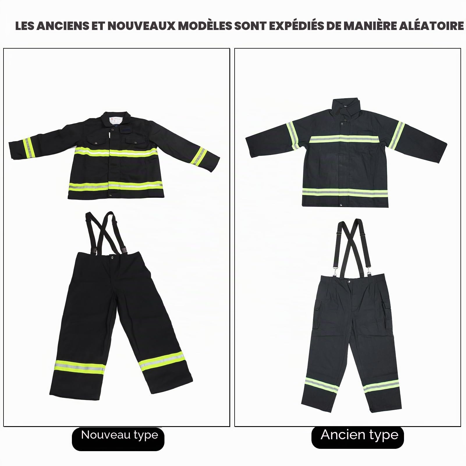 Vêtements Ignifuges Ignifuges Pompiers Résistant à la Chaleur Manteau Réfléchissant De Protection Pantalon équipement De Protection Individuelle(XL-Bleu foncé)