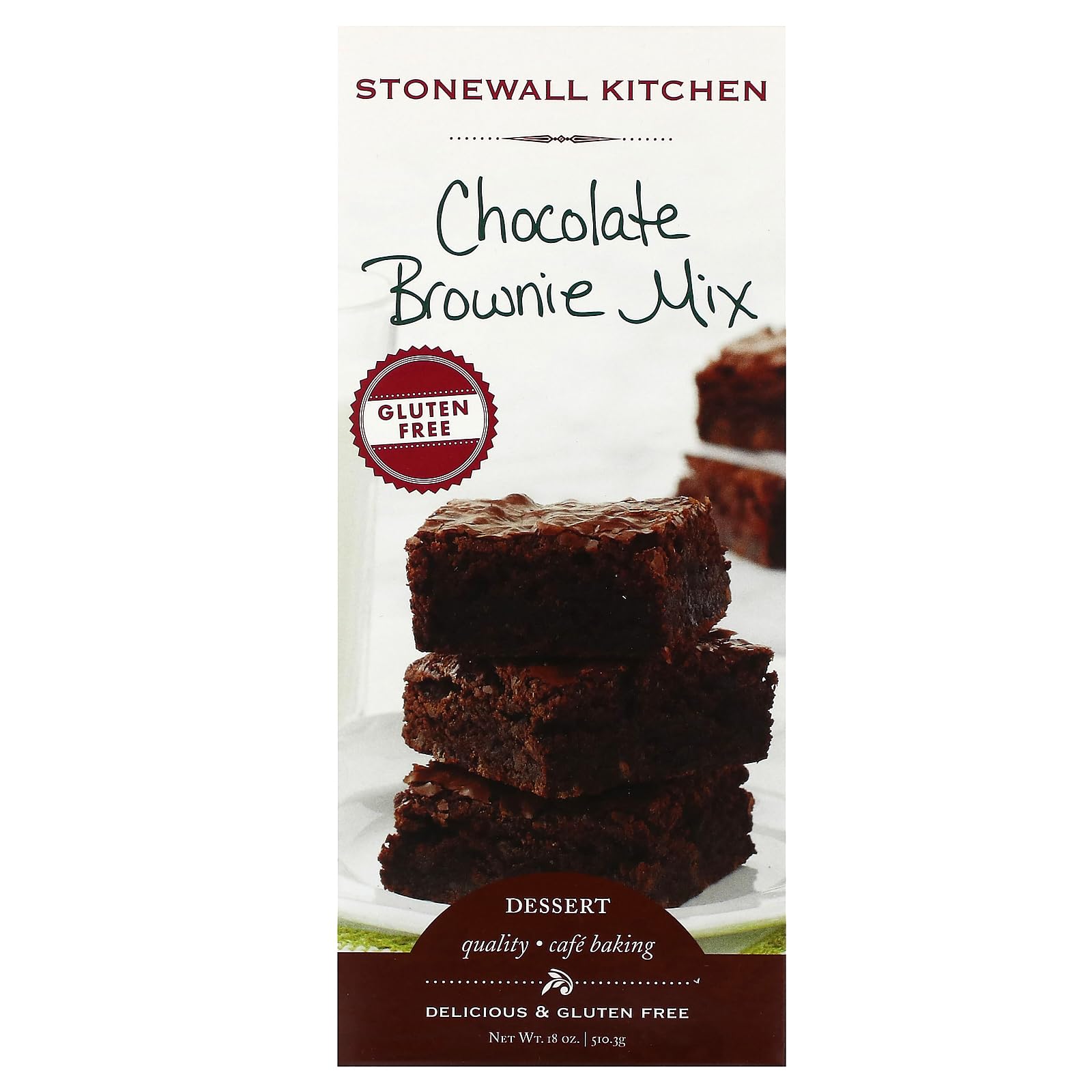Stonewall Kitchen Chocolate Brownie Mix GLUTEN FREE - Preparato per torta al cioccolato SENZA GLUTINE - 1 x 510g…