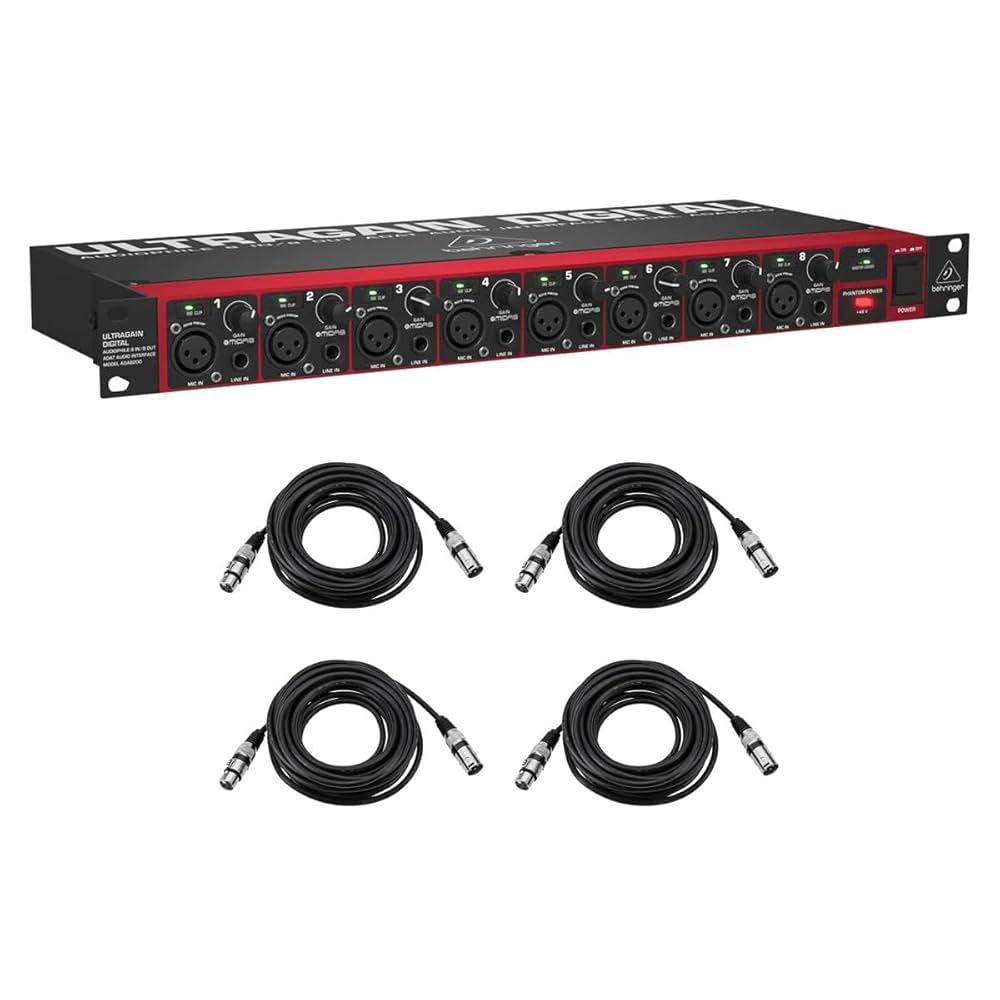DTM・DAW behringer ADA8200 ULTRAGAIN DIGITAL Behringer ADA8200 8-channel Microphone Preamp Reviews