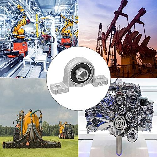 4 Pcs Pillow Block Bearing 8mm Flange Bore Bearing Pillow for Mechanical Mounted Support