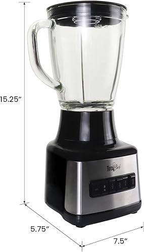 Miniatura 8 de Total Chef Licuadora de encimera – Mezclador eléctrico, batido congelado, batidos, batido, máquina de puré, molinillo Licuadora Aparato de cocina