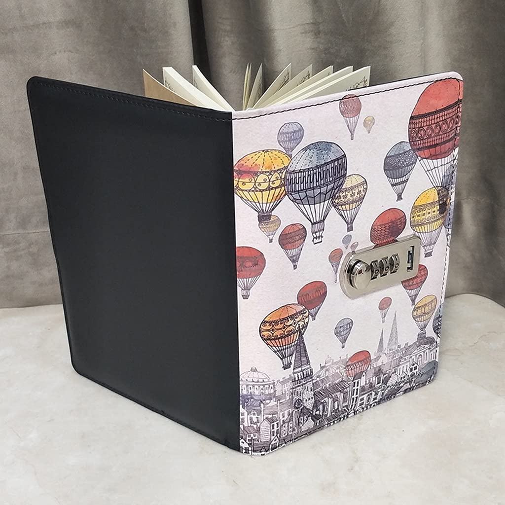 Journal with Block Password Notebook Carino personalità Creativo Semplice Blocco Note for Il Lavoro Scolastico Viaggio o Personale (Color : A)