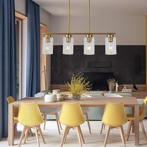 Miniatura 4 de Pantalla de cristal transparente para lámpara de iluminación de isla de cocina