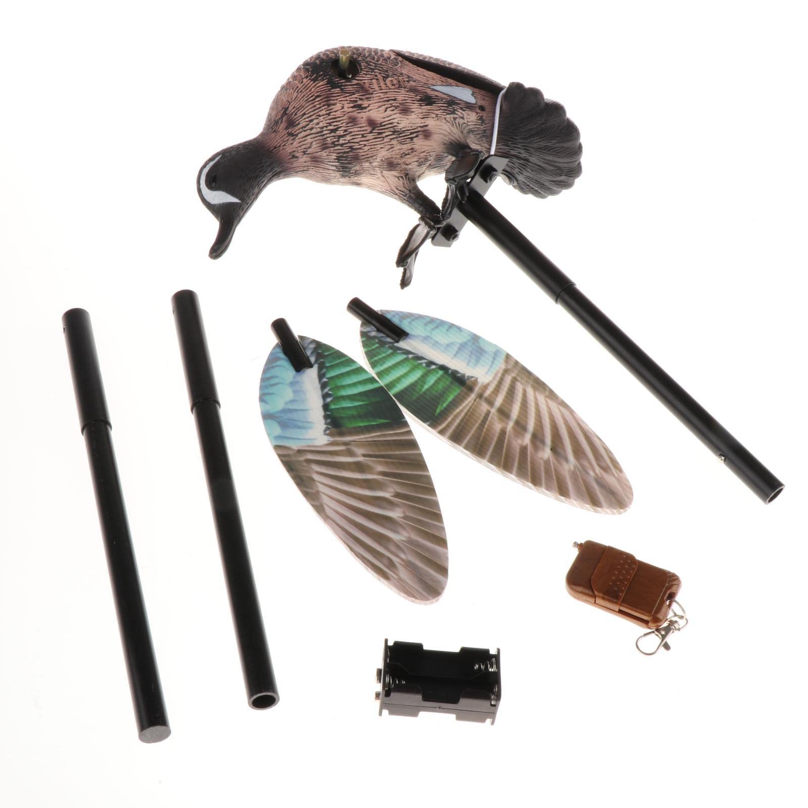 Señuelo de caza al aire libre verde azulado pato movimiento señuelo Hunter accesorios eléctricos