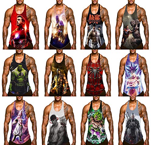 Kit 10 Regatas Super Cavada Musculação Preço De Atacado (G)