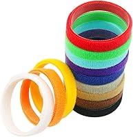 Vista 4 de Sowaka 12 collares de parto para cachorros, multicolor, ajustables, de doble cara, reutilizables, cómodos, de tela suave, bandas de identificación