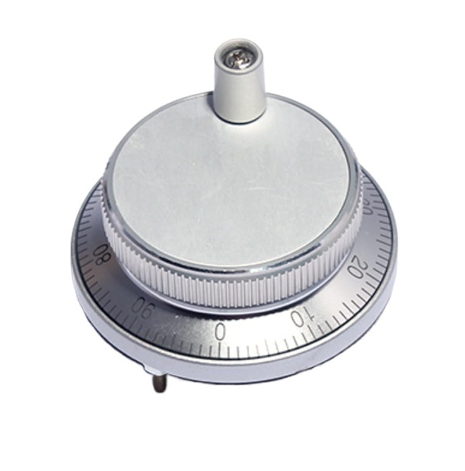 JWSEO Pulser Handwheel 5V 60/80mm 100PPR Manual Pulse Generator Hand Wheel Machine Rotary Encoder Electronic 4pins 6pins(5V 4pins 100PPR,Black_80MM)