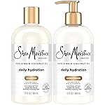 SheaMoisture Shampoo & Conditioner Set, Daily Hydration with Pure Coconut Oil - New Look, Improved Creamy Lather, Cruelty-Free, 13 Oz Ea