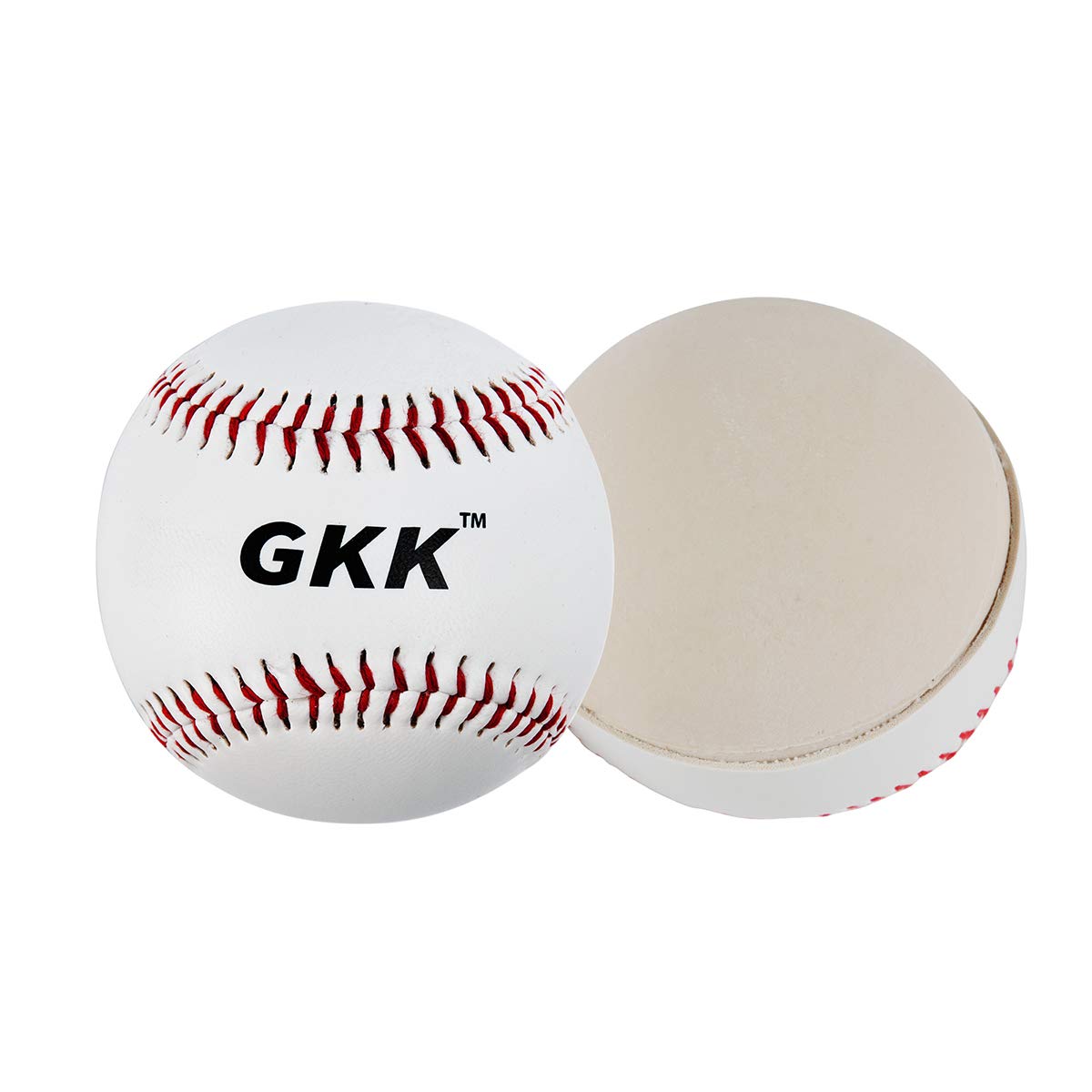GKK Paquete de 12 pelotas de béisbol de entrenamiento de 9 pulgadas TeeBall de béisbol de seguridad para jóvenes/niños de béisbol suave, bateo, campo, golpear, lanzar, práctica (una docena)