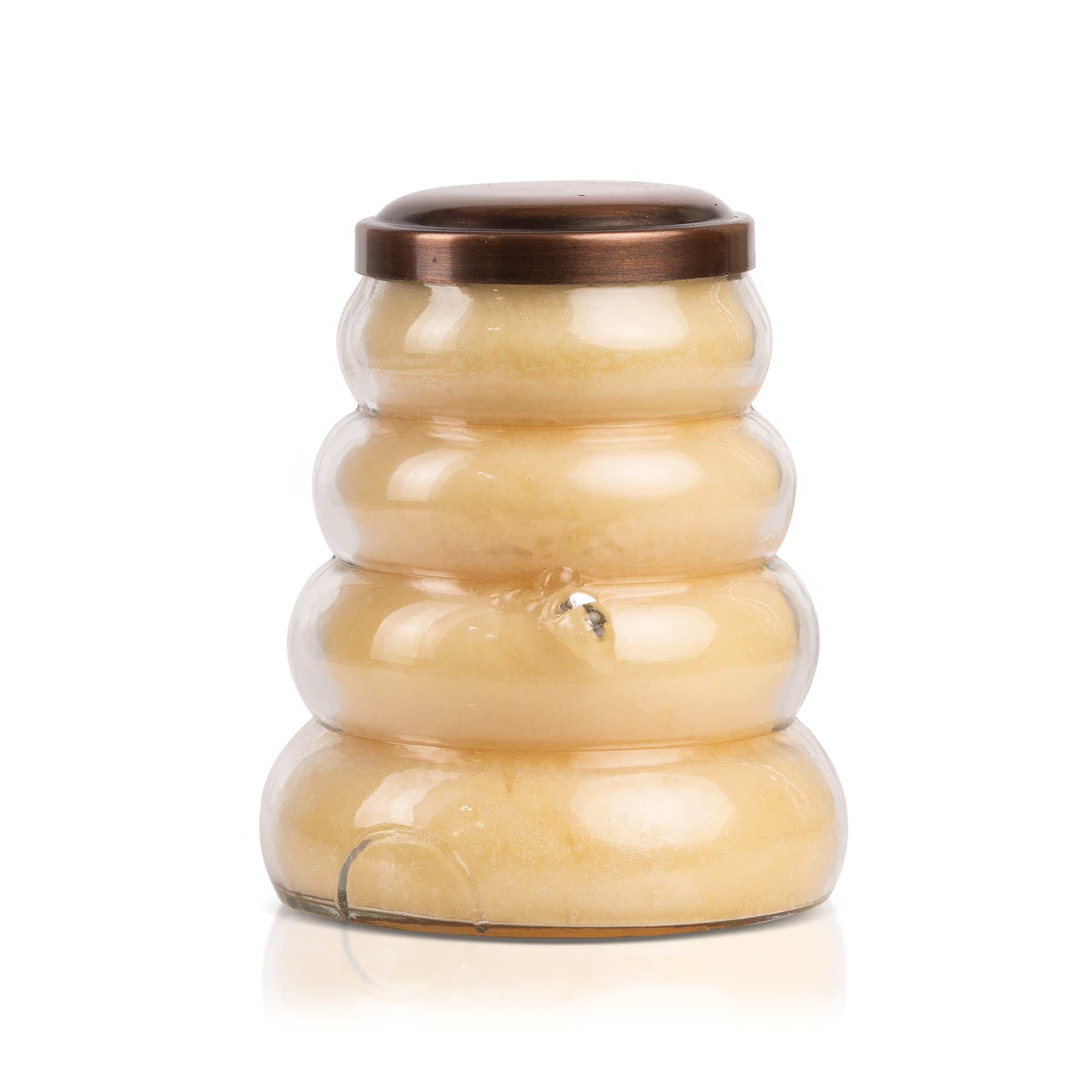 A Cheerful Giver Spring Candles Honey Butter Beehive Jar Candle - 14 Ounces with 70 hours Burn Time - Gifts for Women