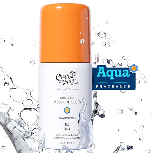 Miniatura 10 de UnderArm Roll-On con 5% ácido láctico 1% ácido mandélico  Previene el olor ilumina la piel y exfolia las axilas  Sin fragancia para pieles sensibles