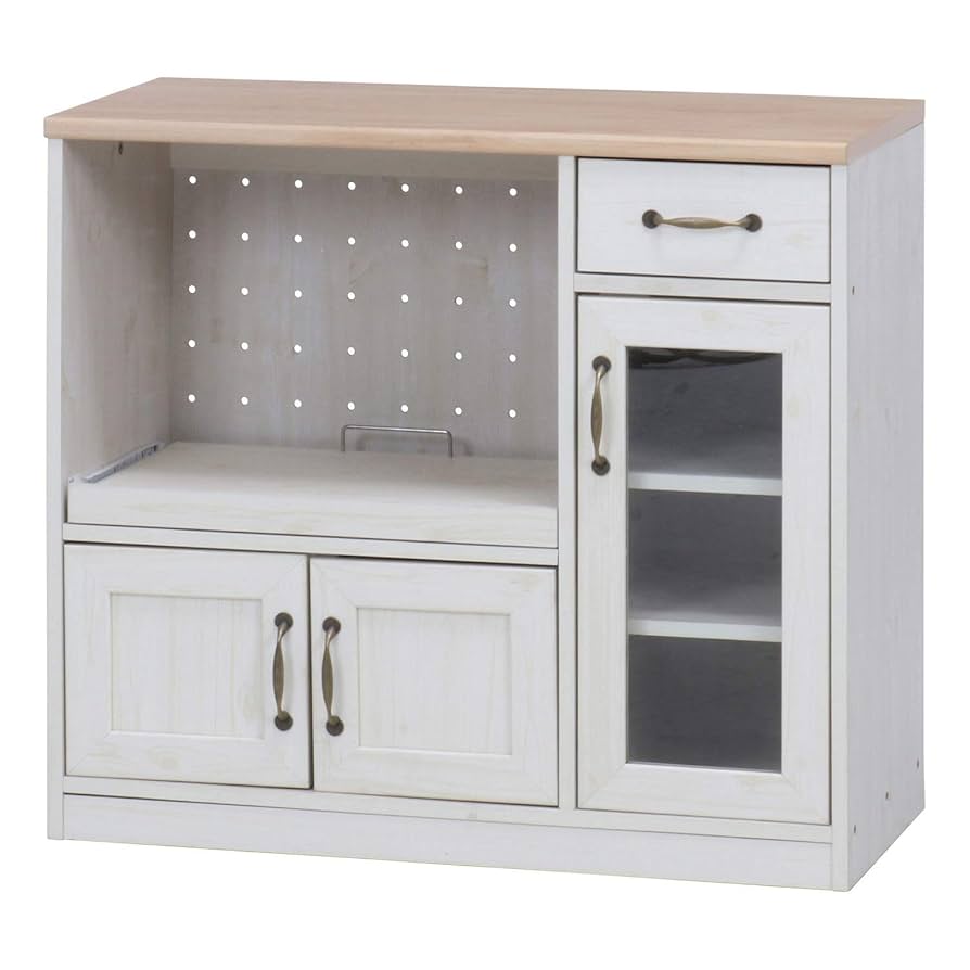 食器棚　キッチンカウンター レンジ台 食器棚 キッチンカウンター NEITS 105｜ユニット