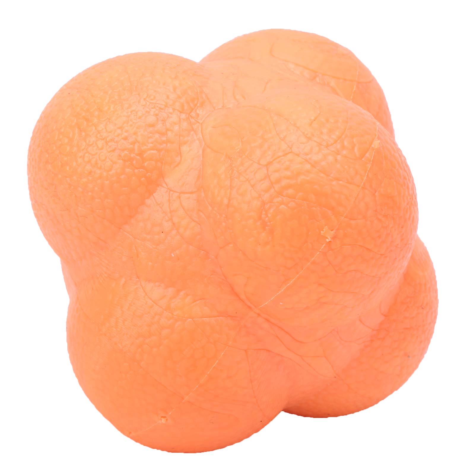 ZIZEV Ball, HandEye Coordination Hexagonal Design Bounce Balls for Baseball Softball Practice for Speed Training (Orange)