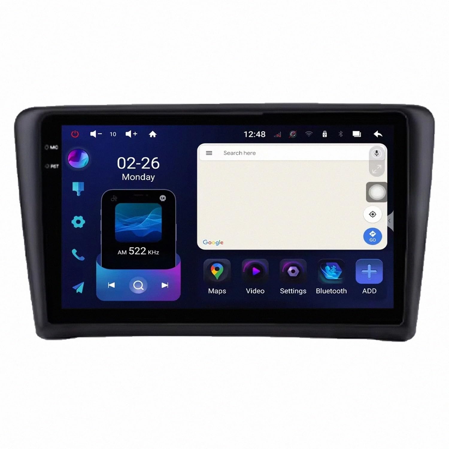 Radio Coche 2 DIN Skoda Rapid 2012-2020 Carplay Bluetooth Pantalla HD Cámara Trasera 8