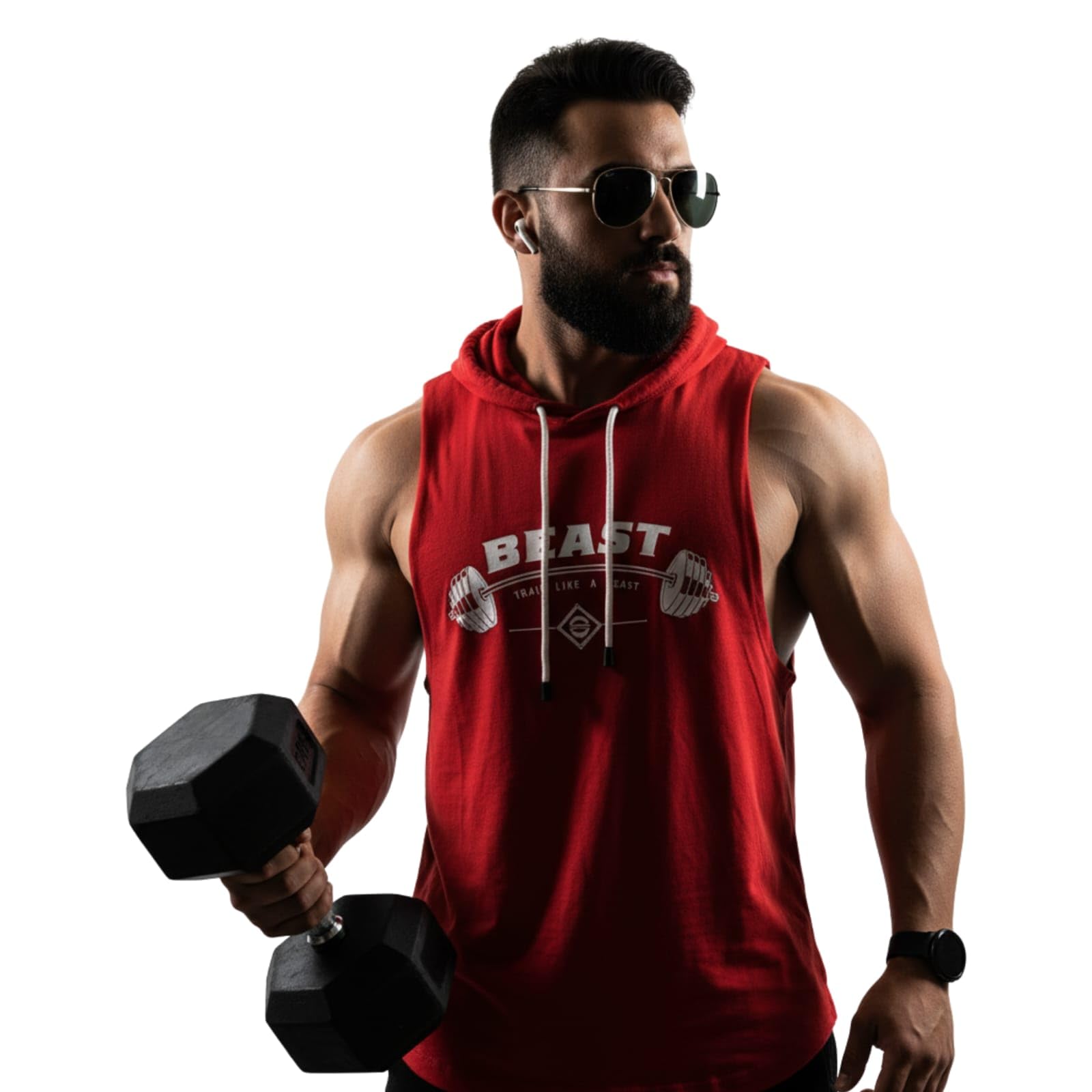 elittecut Sleeveless Hoodie for Men | Cotton Gym Workout Vest | Sleeveless t Shirts for Men | Stylish Summer Athletic Tanktop for Gym, Running & Casual Wear.-picture-28