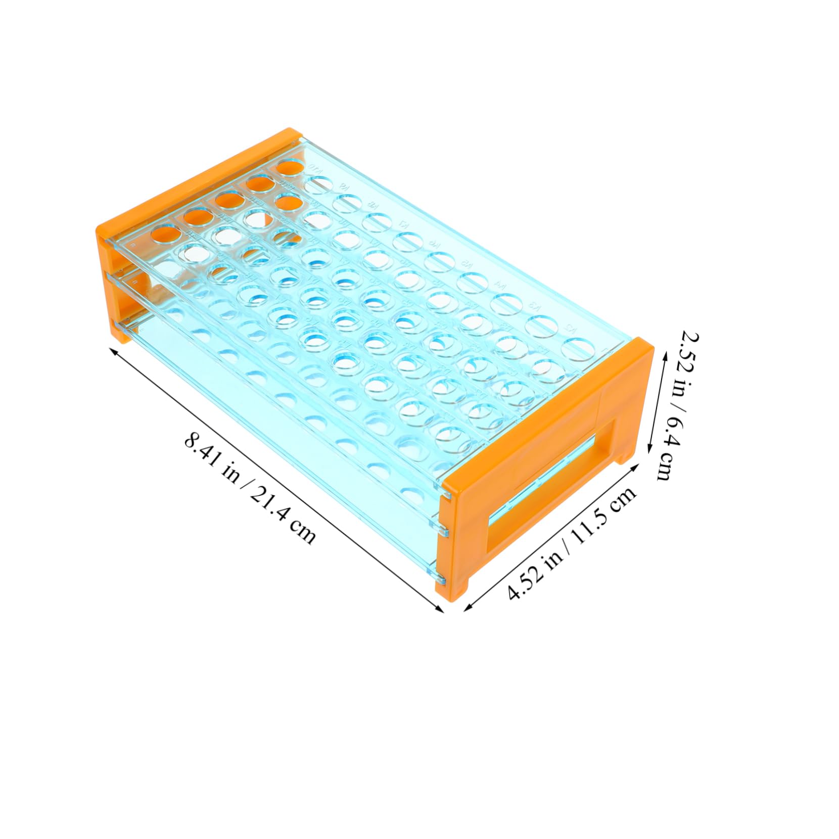 Test Tubes With Rack VILLCASE Lab Glassware Drying Rack - 24 Peg Steel ...