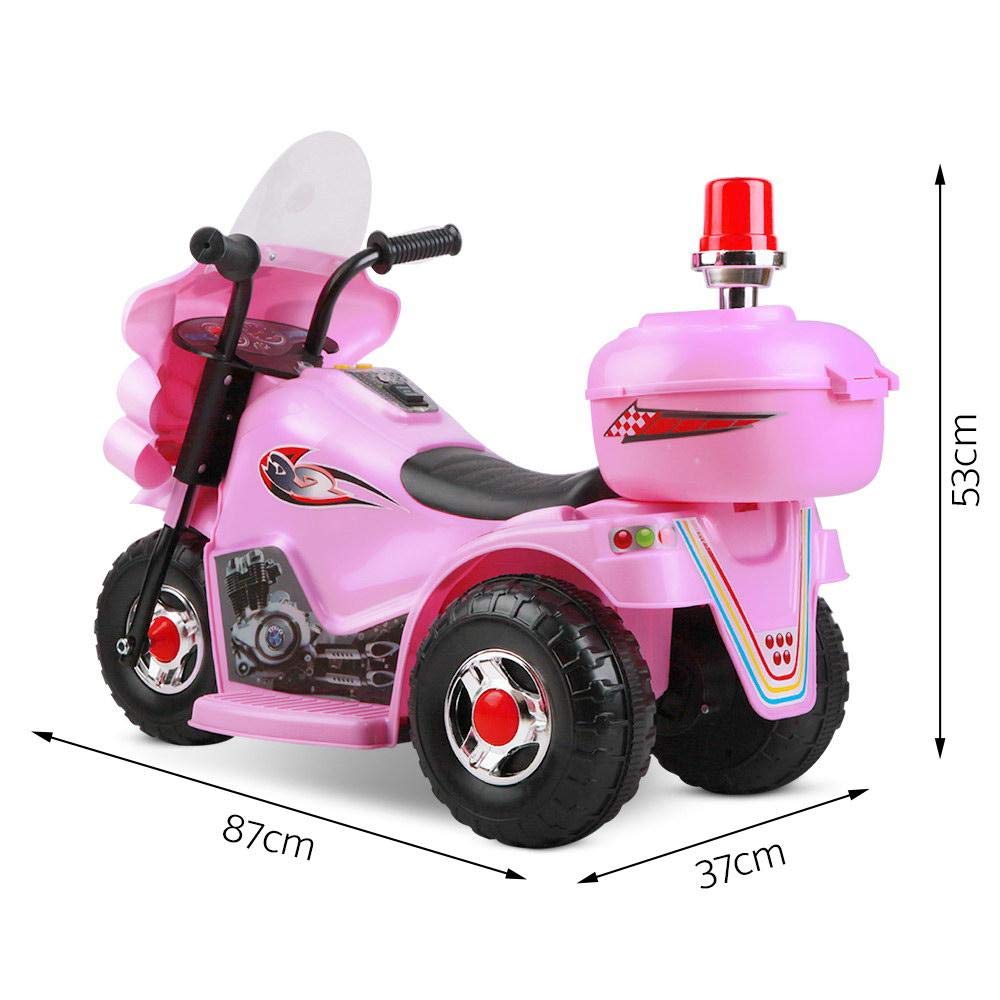 pink police car toy
