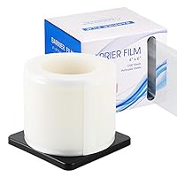 Vista 1 de Annhua Película de barrera para tatuajes, cubierta protectora de cinta adhesiva con caja dispensadora de bordes, hojas perforadas desechables de 4 x