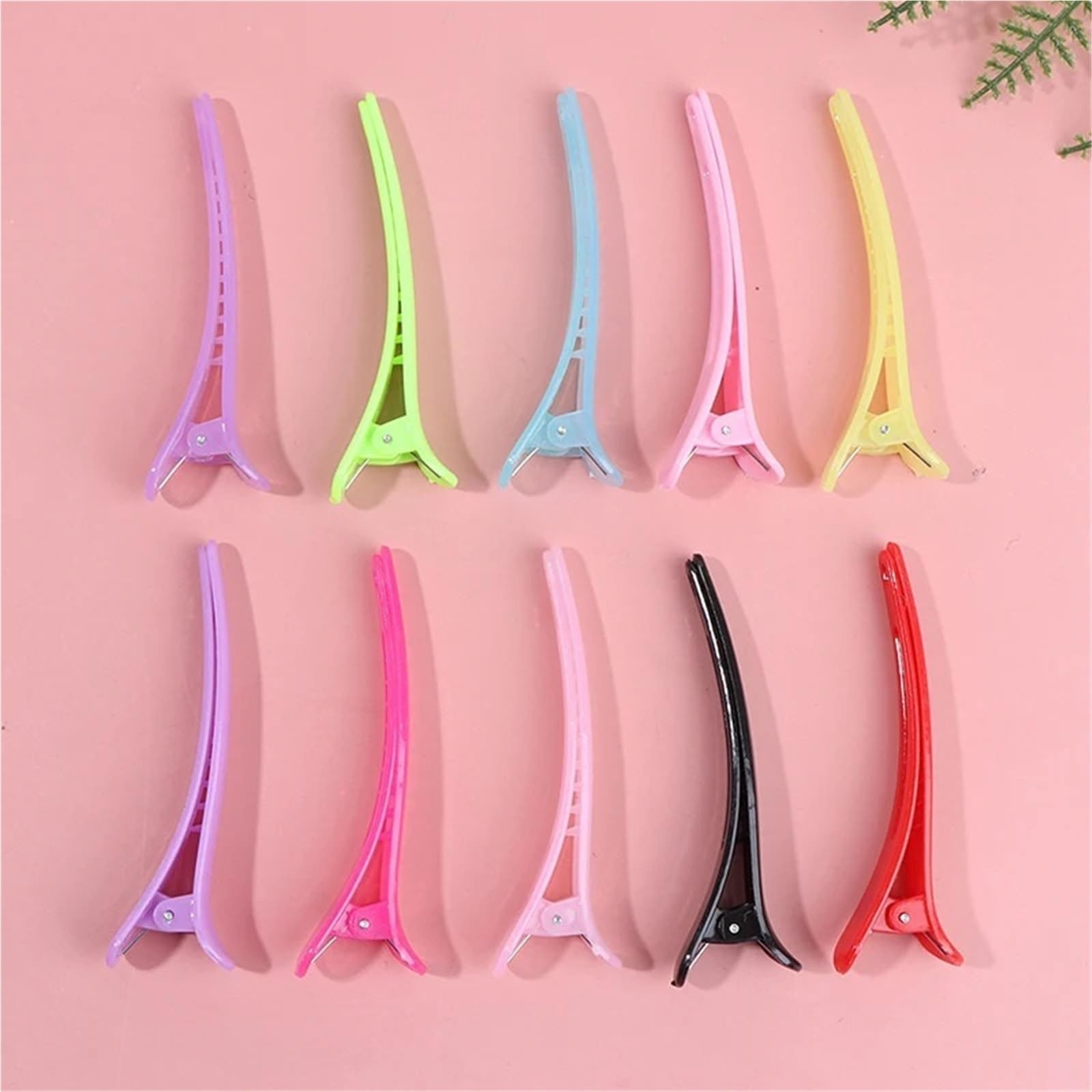Becchi D'oca Per Capelli Clip for capelli di base da 10 pezzi for sezionare lo styling del salone(Color 2)