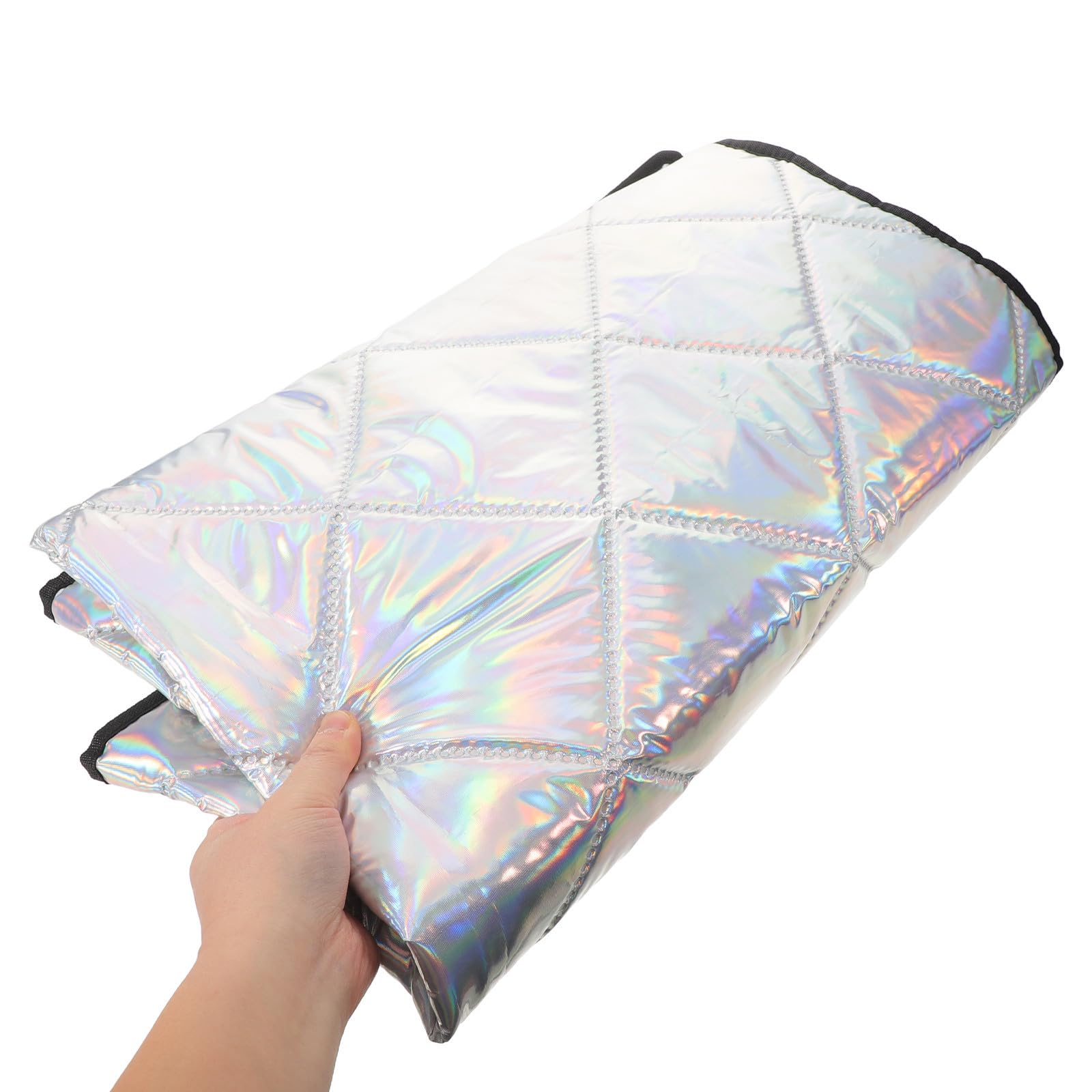 DECHOUS Wetterfeste Außenschutz Thermoabdeckung 100 x 100 cm für Gefrierschrank und Kühlschrank, doppelseitig isoliert, kratzresistent, Polyester, passt für Indoor und Outdoor Bereich,