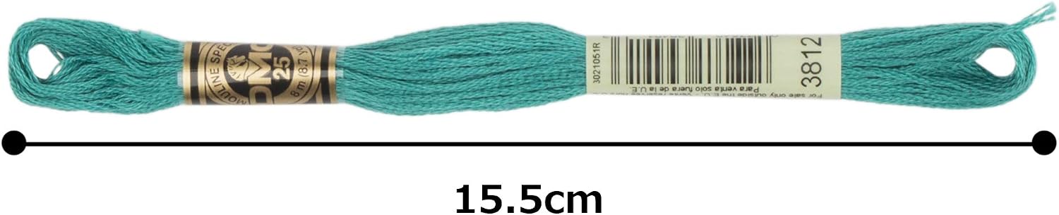 DMC 6-Strand Embroidery Cotton Floss, Very Dark Sea Green