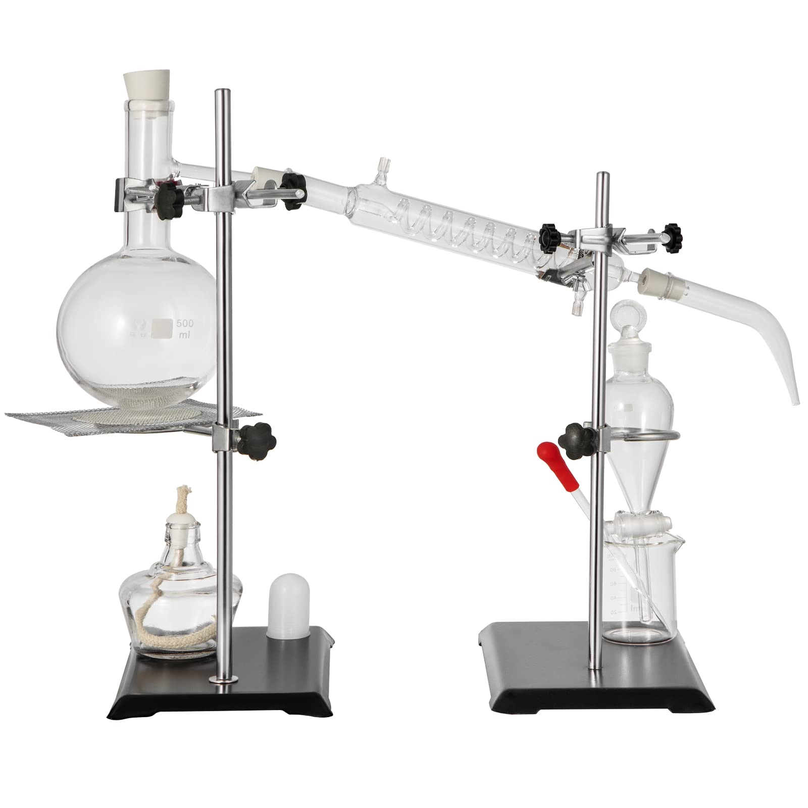 Buy VEVOR Distillation Apparatus Kit 500ml Essential Oil Distiller