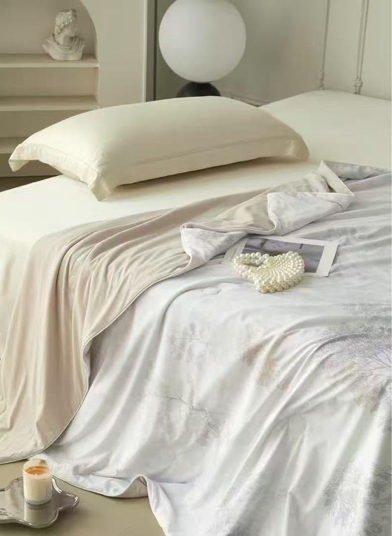 値下げ①夏肌掛け布団シングル接触冷感 抗菌防臭毛玉抑制 色褪せなしクールミスト Amazon｜肌掛け布団 シングル 夏 冷感布団 接触冷感 Q-MAX0.52