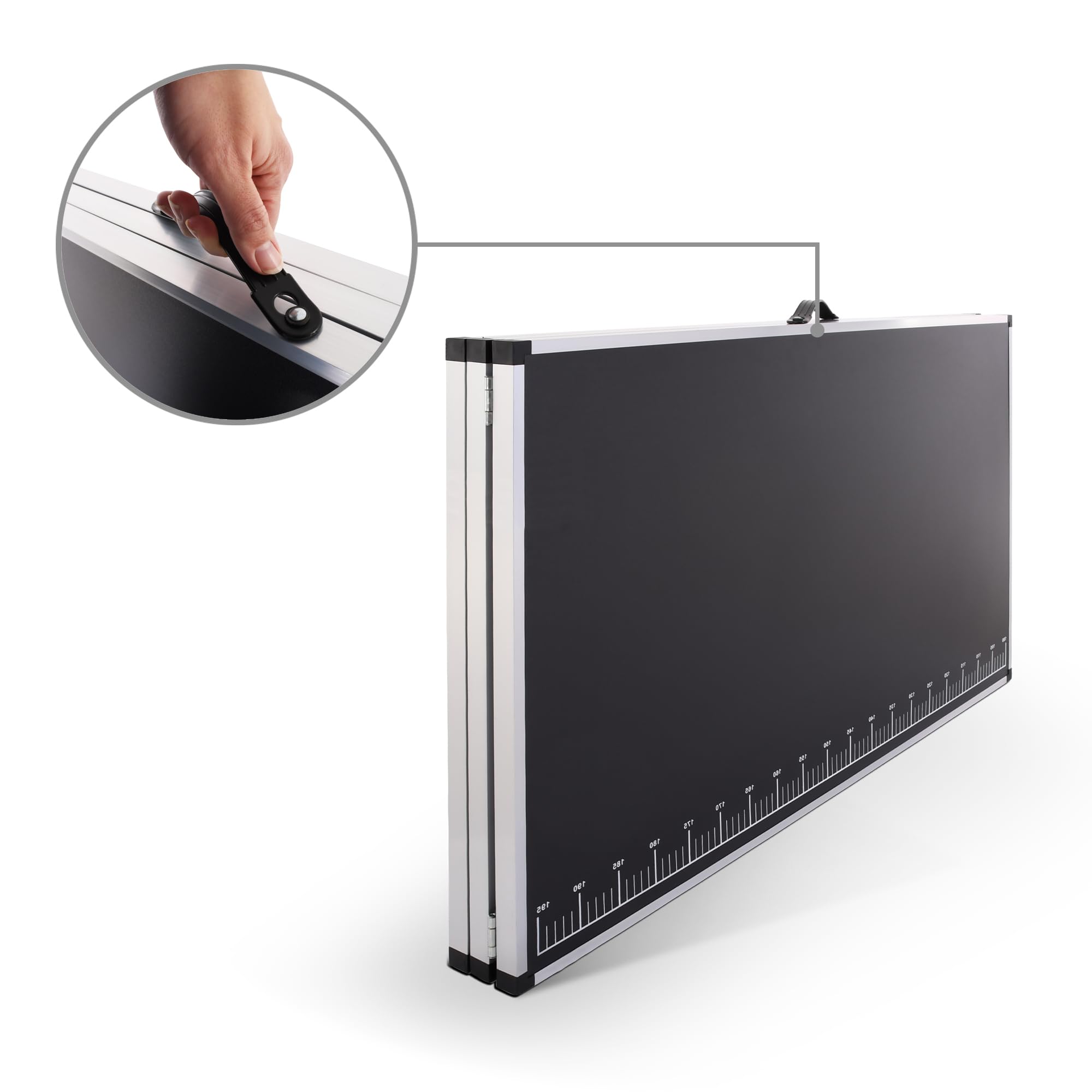 Raburg Tapeziertisch, einteilig, Alu Multifunktionstisch, Arbeitstisch klappbar, 300x60x77, bis 30 kg belastbar, Zentimeter-Skala 290 cm, Heimwerken Flohmarkt Tapezieren Hobby Renovieren, Stan