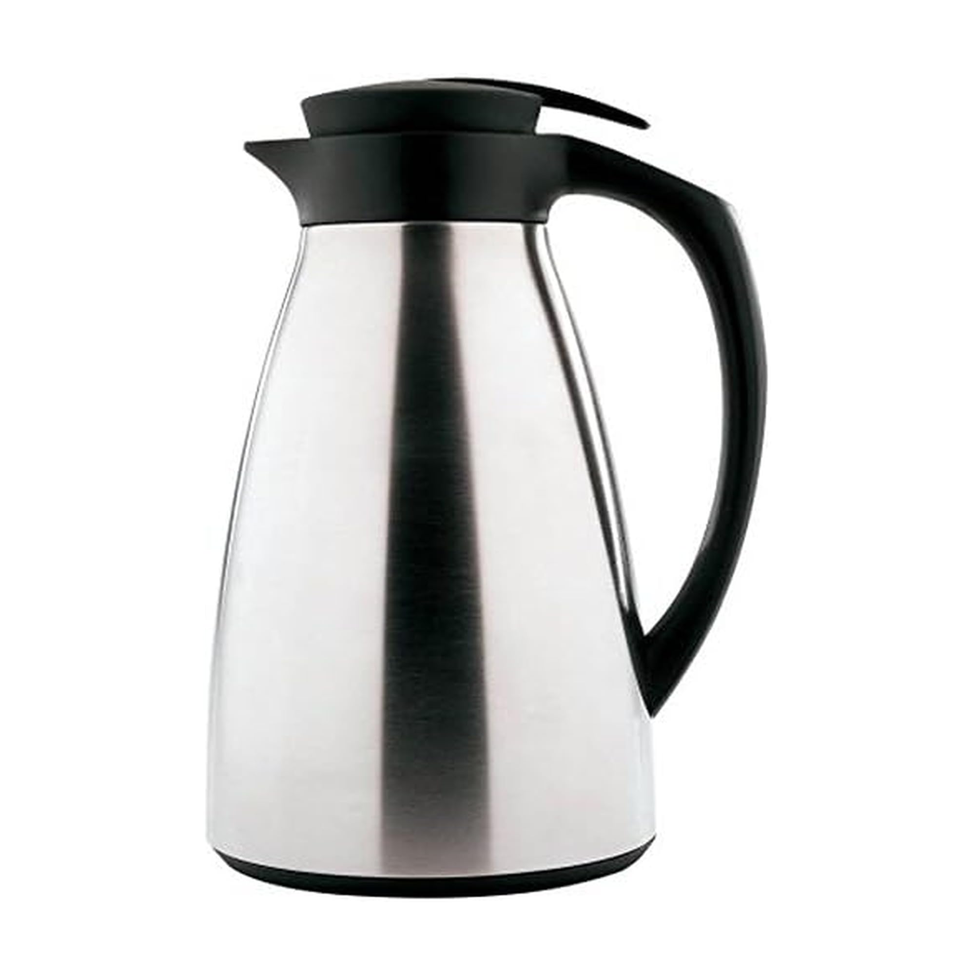 Copco Stainless Steel Thermal Carafe (1 Quart) - Vacuum Insulated Coffee Server with Superior Heat Retention, Push-Button Spout & Ergonomic Handle - Great for Hot/Cold Beverages, Tea, Water