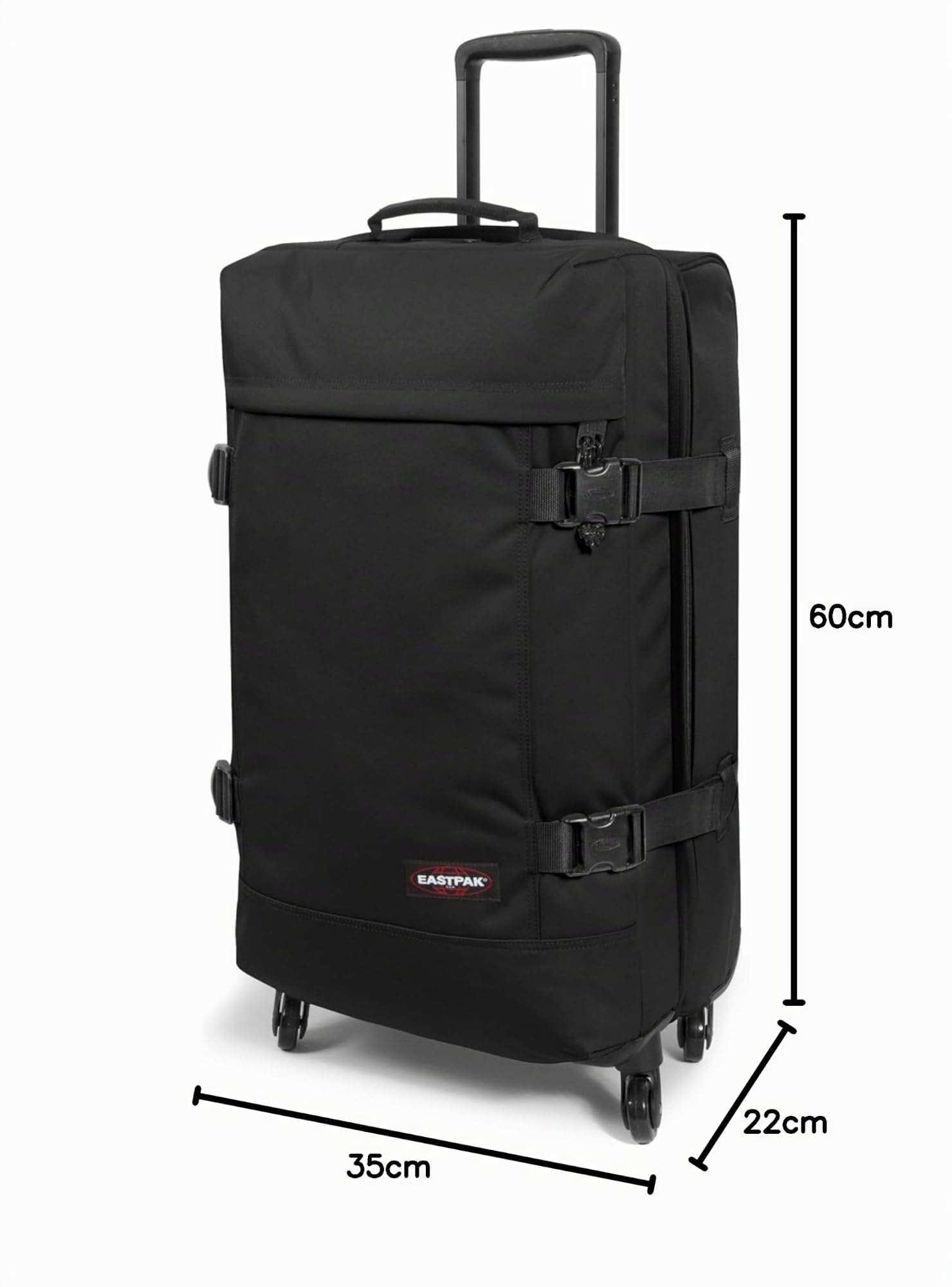 EASTPAK TRANS4 M Koffer, 70 x 39 x 28 cm, 68 L - Black (Schwarz)