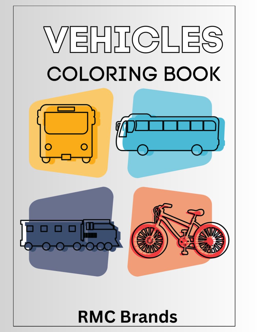 Vehicles Transport Coloring Book for Kids