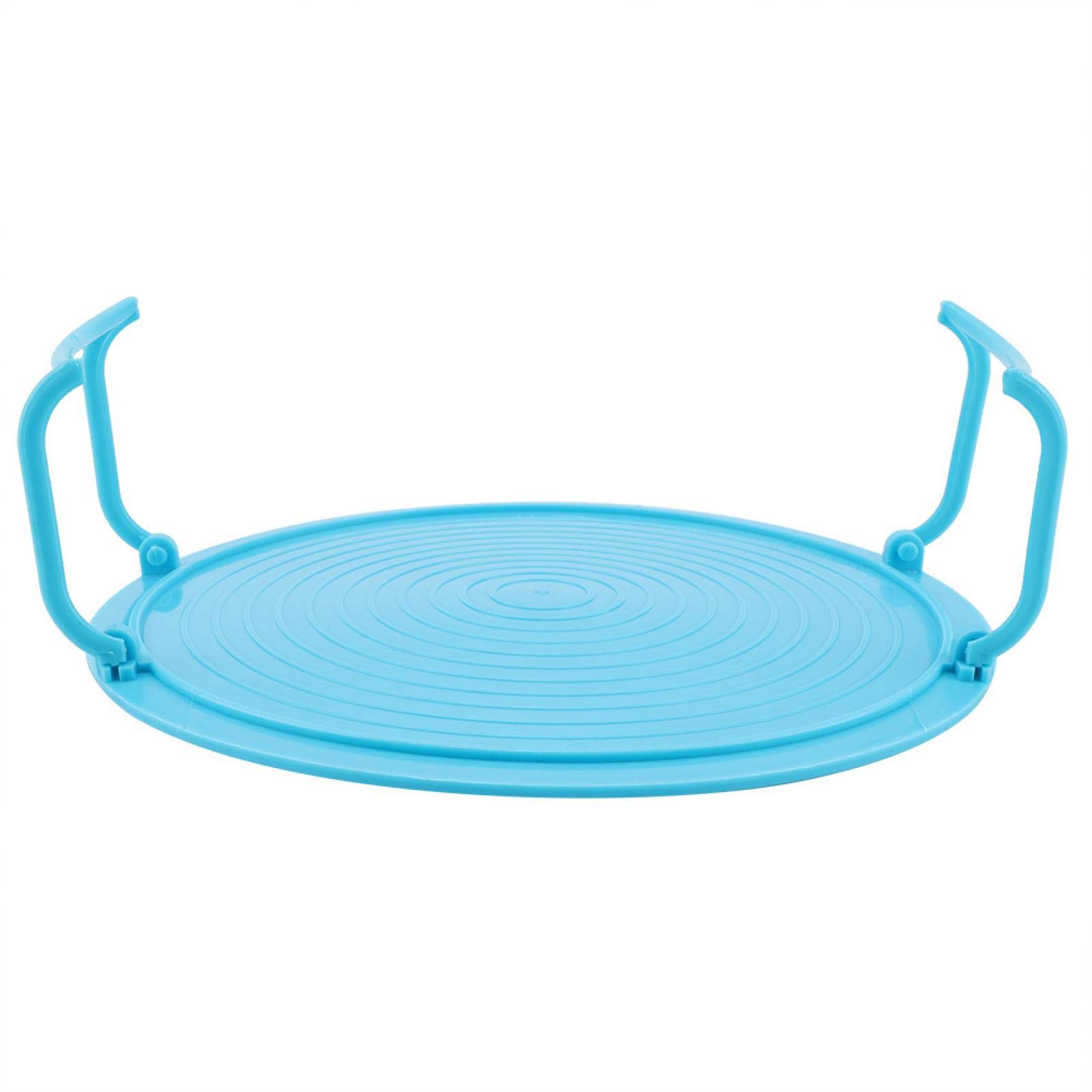 Vassoio Microonde 3-in-1 Con Maniglie - Griglia Portapiatti, Copri Cibo Antischizzo E Supporto Pieghevole | Blu, Verde O Rosa - Foto 10