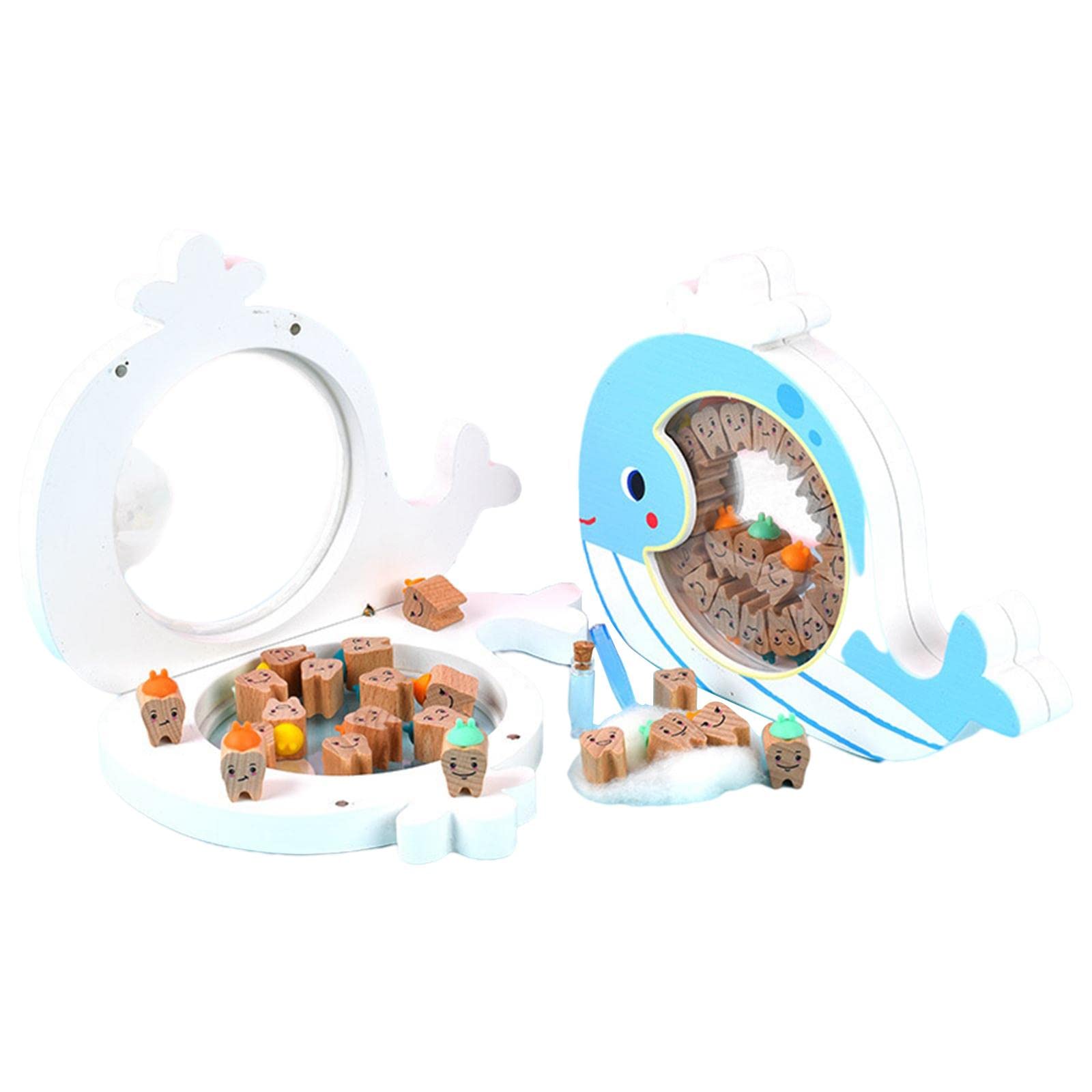 Boîte à souvenirs en bois pour dents de bébé | Cadeau souvenir pour enfants | Boîte à dents pour enfants | Forme d'animal | Durable et respectueuse de l'environnement