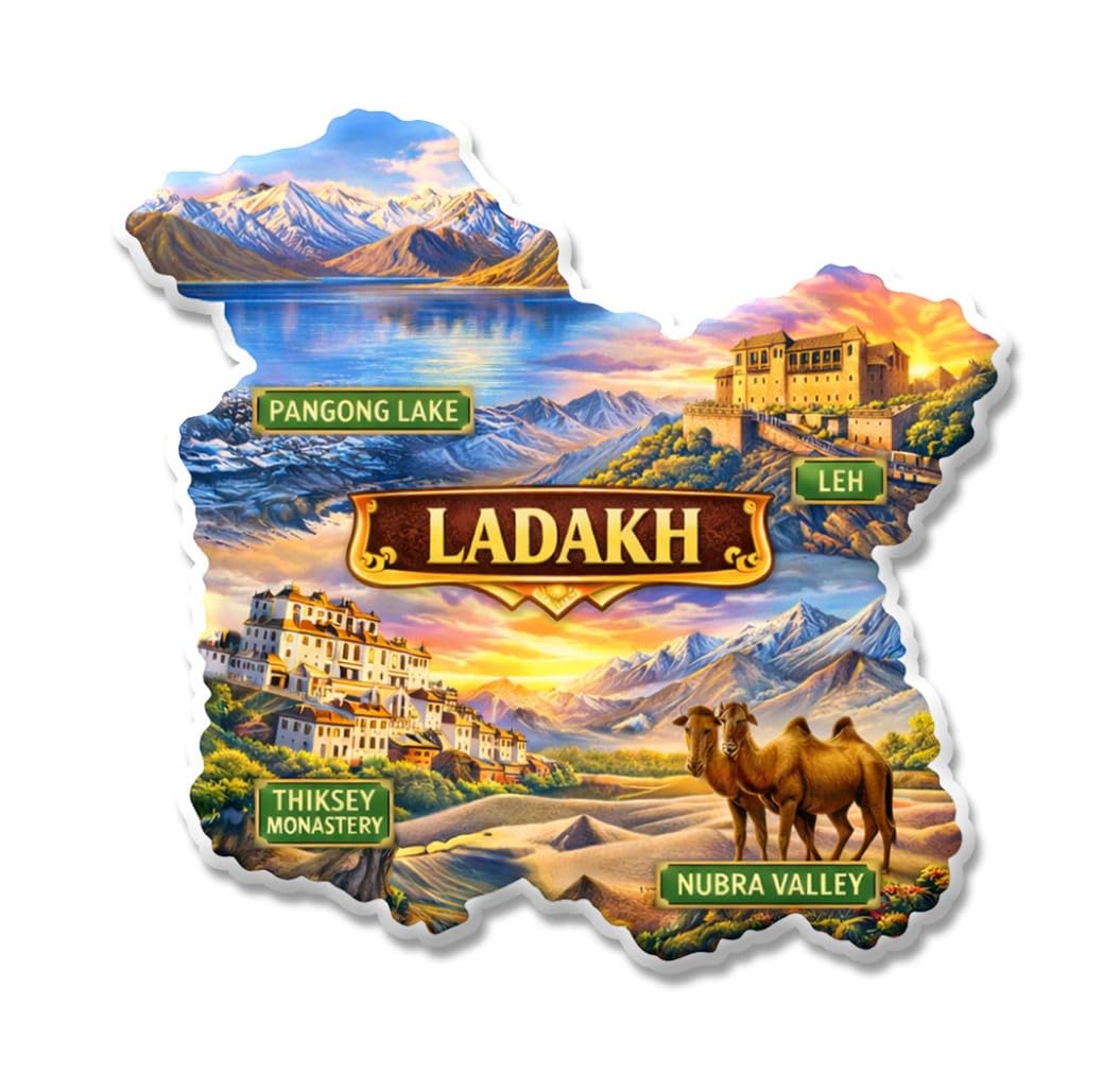 Kerala Fridge Magnet - God's Own Country Design -18