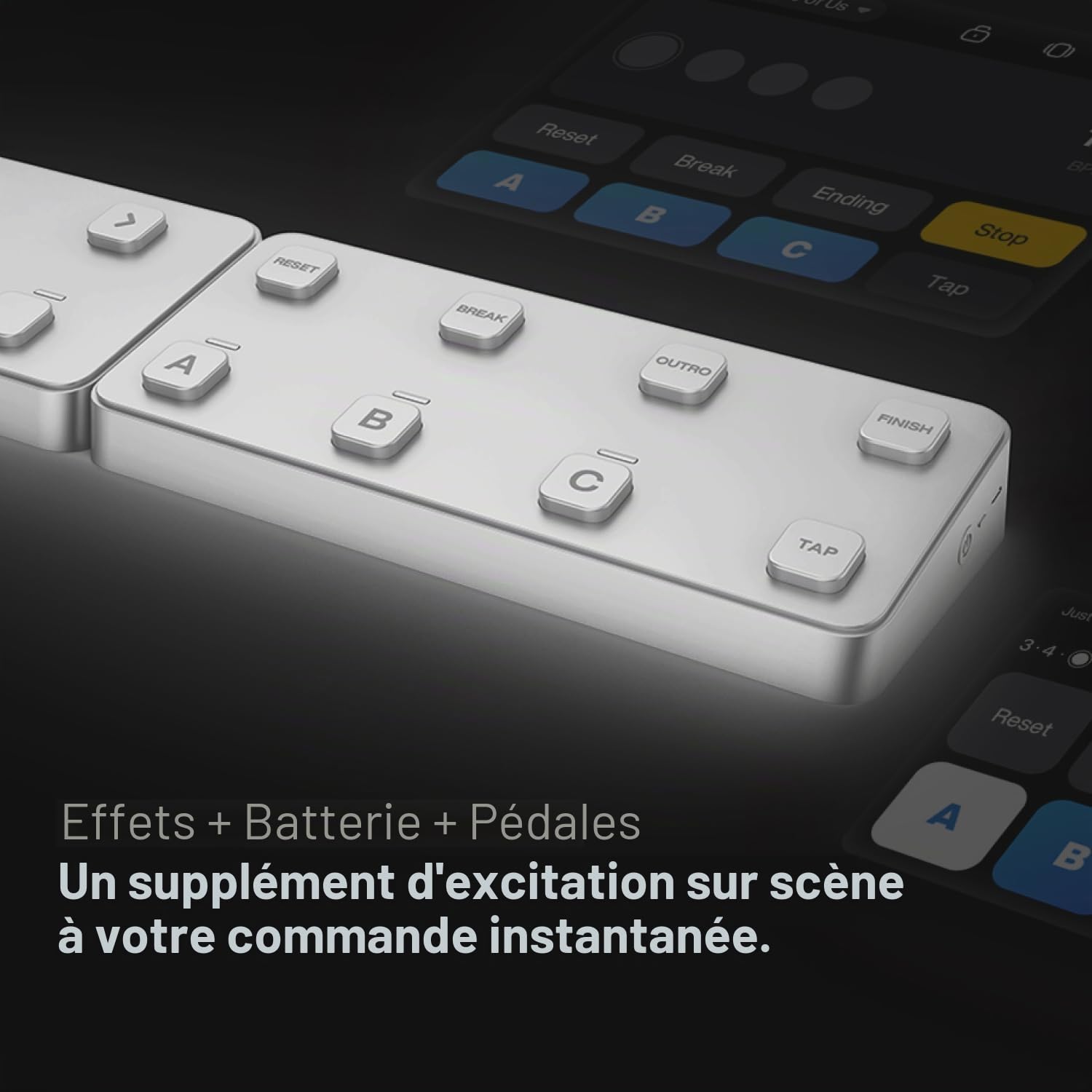 LAVA ME Play Guitare électro-acoustique avec housse idéale en fibre de carbone (36 pouces NightFall & Frost White)