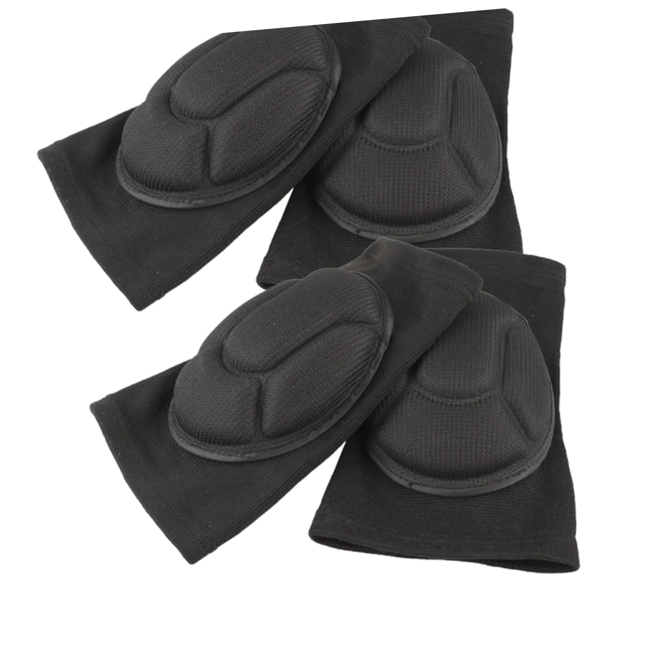 KOMBIUDA 1Pair Turtle Shell Knee Pads Comfortable Sponge for Sports Cycling Running and Outdoor Activities Black Durable Crash Design for Enhanced Protection