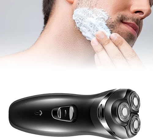 Miniatura 5 de Recargable eléctrico eléctrico para hombres con recortador de barba, recortador de barba, cabezales giratorios 3D