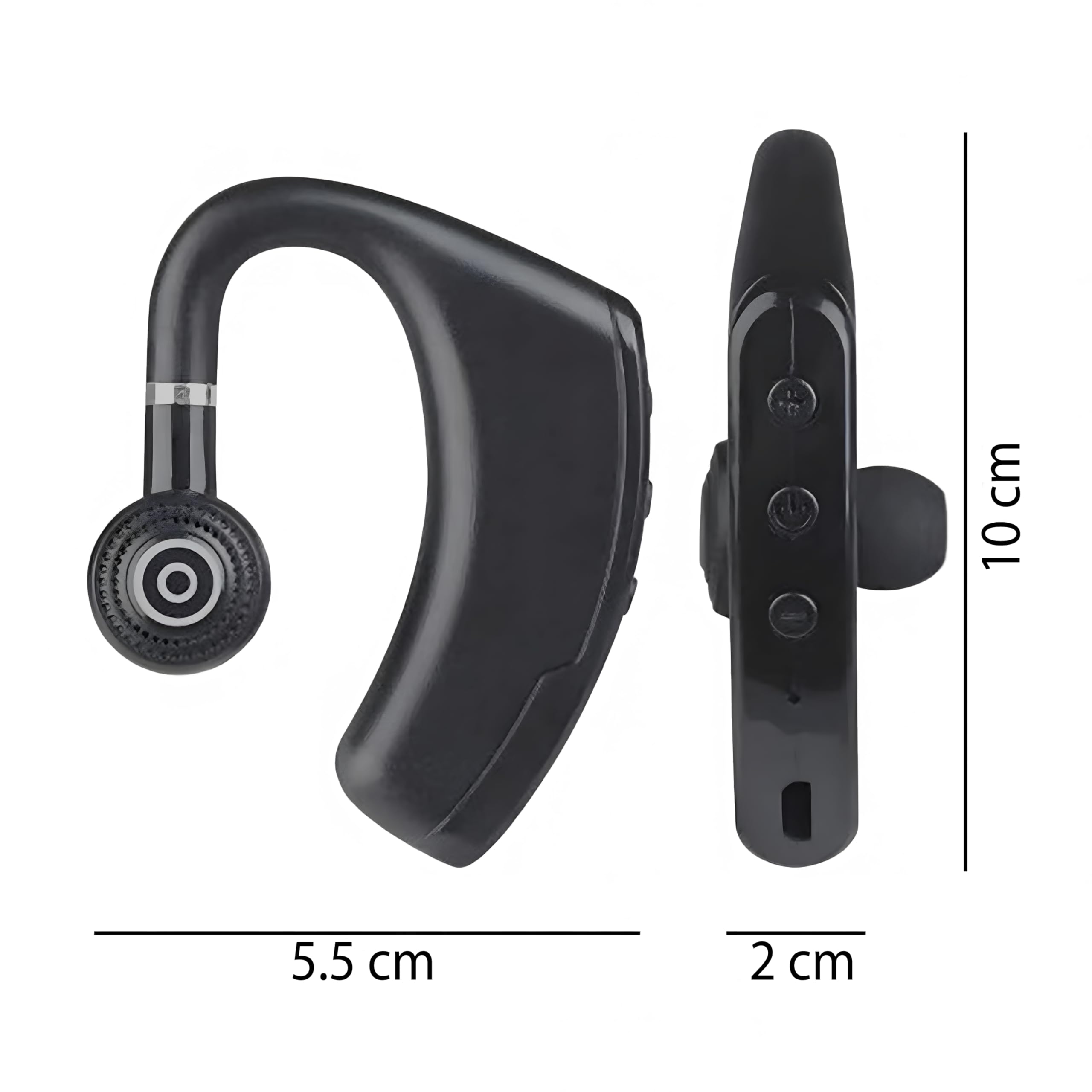 Retoo Auricolare Bluetooth con microfono, auricolare wireless Bluetooth 4.1 vivavoce in orecchio compatibile con OS, Android, ultra leggero in-ear auricolare wireless