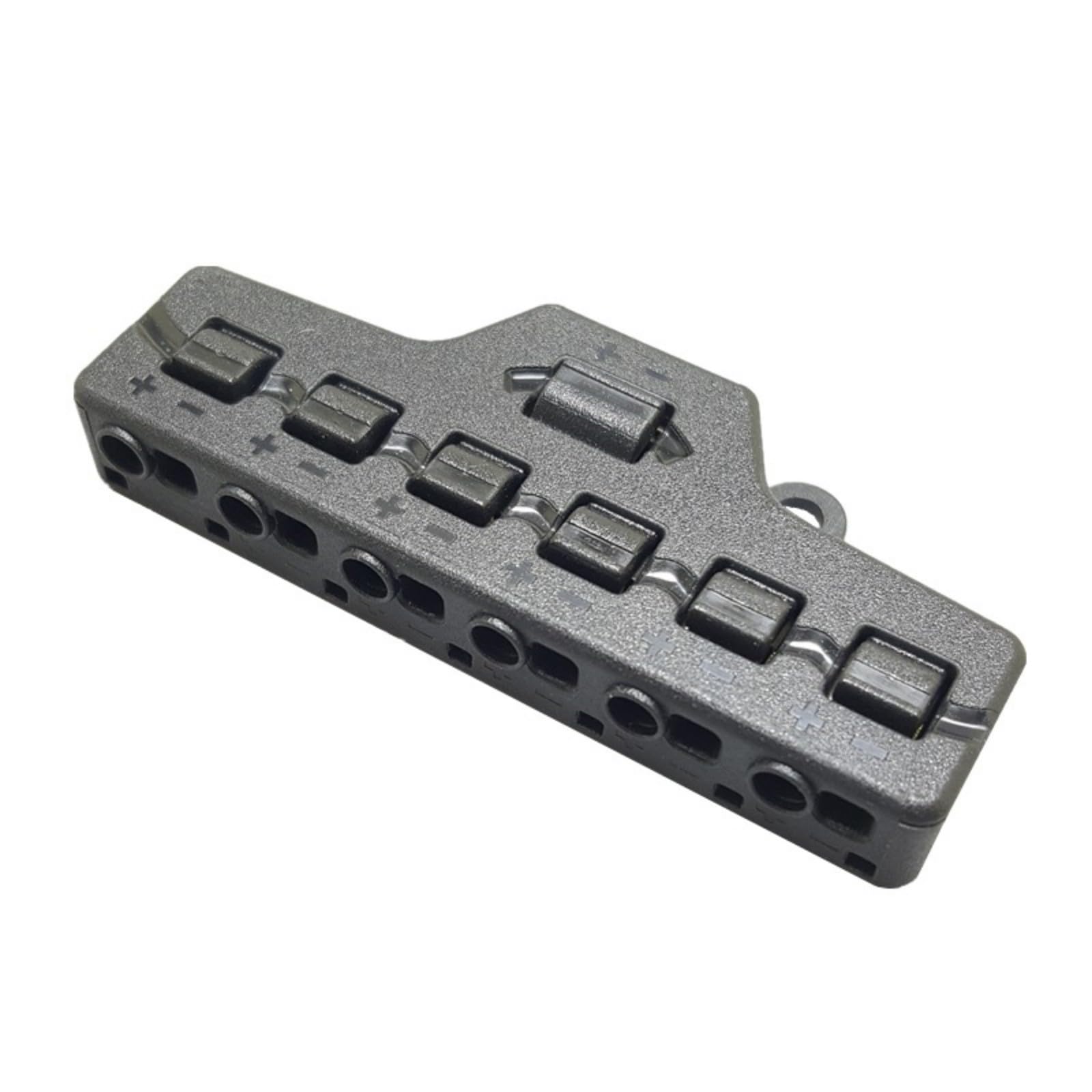Effizienter Stromverteilerstecker mit 1 Eingängen & 6 Ausgängen LED Streifen Lichtverdrahtung Verteilerblock für LED Streifen Schnellanschluss Verteilerblock