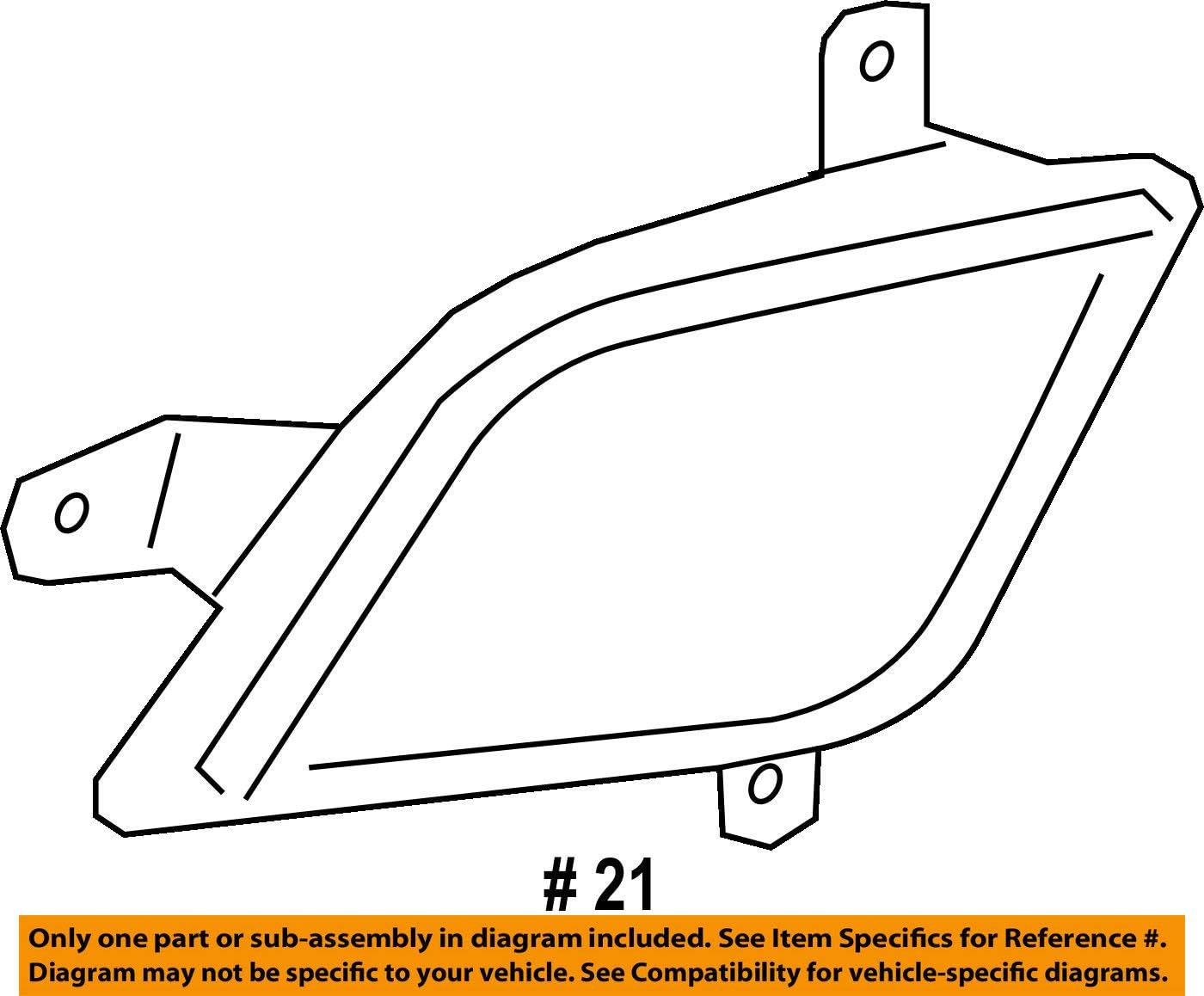 GM 25961815 REFLECTOR,RR BPR FASCIA