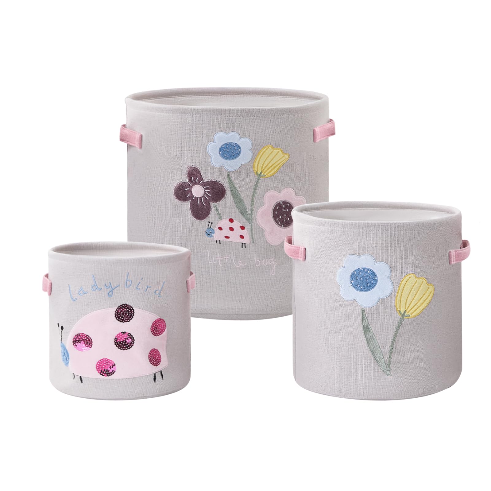 Panier de fleurs et rangement jouets blanc pour en finir avec le désordre des enfants