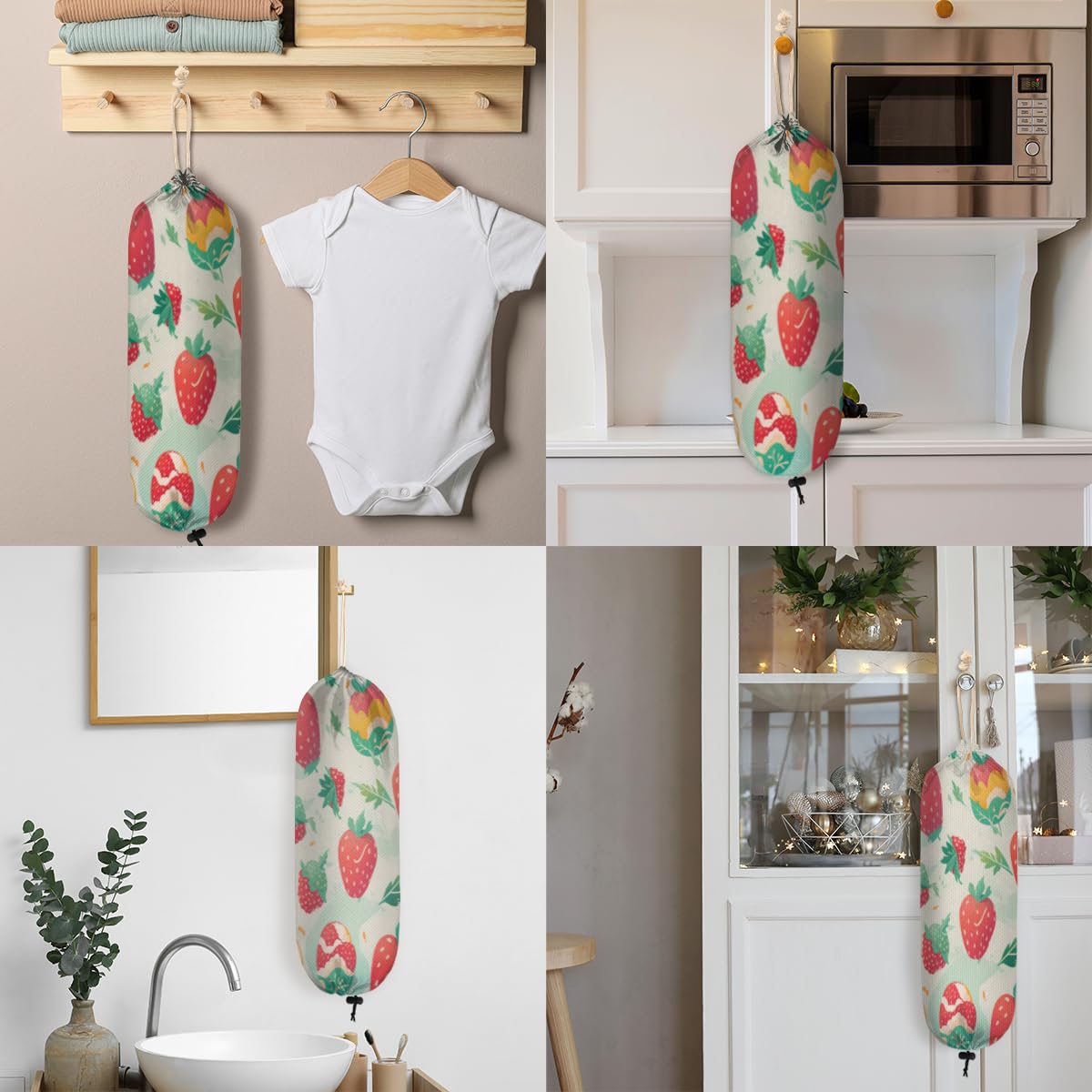 Support de sac en plastique, organiseur mural de sacs en plastique, grand distributeur de sacs d'épicerie, sac de courses, sac de courses pour la maison, la cuisine, les voyages, réglage libre avec Support de sac en plastique, organiseur mural de sacs en plastique, grand distributeur de sacs d'épicerie, sac de courses, sac de courses pour la maison, la cuisine, les voyages, réglage libre avec