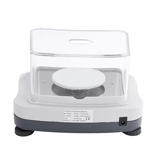 Balanza de laboratorio de precisión 200g x 0.001g USB RS232 miniatura 5